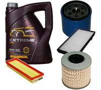 DENCKERMANN Controllo Set MANNOL EXTREME 5W-40 5L Per Opel Vivaro Kasten 1.9