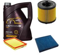 DENCKERMANN Controllo Set MANNOL EXTREME 5W-40 5L Per Opel Zafira B 2.2