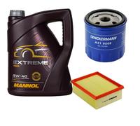 DENCKERMANN Controllo Set MANNOL EXTREME 5W-40 5L Per Peugeot 206 Schrägheck