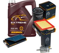 DENCKERMANN Controllo Set MANNOL EXTREME 5W-40 5L Per Peugeot 206 Schrägheck