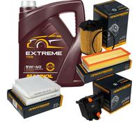 Denckermann Controllo Set mannol extreme 5W-40 5L per Peugeot 207 Cc 1.6 HDI