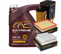 DENCKERMANN Controllo Set MANNOL Extreme 5W-40 5L Per Peugeot 208