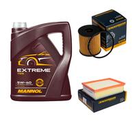 DENCKERMANN Controllo Set MANNOL Extreme 5W-40 5L Per Peugeot 307 CC 2.0 16V