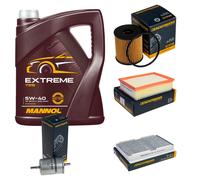 DENCKERMANN Controllo Set MANNOL Extreme 5W-40 5L Per Peugeot 307 CC 2.0 16V