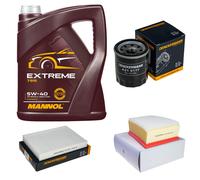 DENCKERMANN Controllo Set MANNOL Extreme 5W-40 5L Per Renault Espace V 1.8