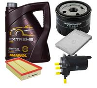 DENCKERMANN Controllo Set MANNOL Extreme 5W-40 5L Per Renault Megane II