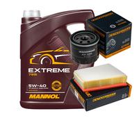 DENCKERMANN Controllo Set MANNOL Extreme 5W-40 5L Per Renault Scénic III 1.5
