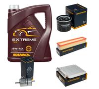 DENCKERMANN Controllo Set MANNOL Extreme 5W-40 5L Per Renault Twingo II 1.2