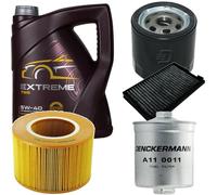 DENCKERMANN Controllo Set MANNOL Extreme 5W-40 5L Per Saab 9-5 Kombi 2.0 T