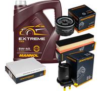 Denckermann Controllo Set mannol extreme 5W-40 5L per Scarico Renault Kangoo 1.5