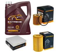 DENCKERMANN Controllo Set MANNOL EXTREME 5W-40 5L Per Smart Cabrio 0.7 0.6