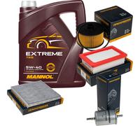 DENCKERMANN Controllo Set MANNOL Extreme 5W-40 5L Per Smart Fortwo Coupe 0.9