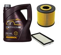 DENCKERMANN Controllo Set MANNOL EXTREME 5W-40 5L Per VOLVO V40 Kombi 2.0 T