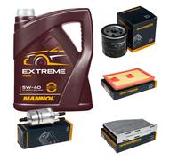 DENCKERMANN Controllo Set MANNOL Extreme 5W-40 5L Per VW Caddy Alltrack