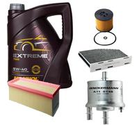 DENCKERMANN Controllo Set MANNOL Extreme 5W-40 5L Per VW Caddy IV Kasten 1.2