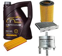 DENCKERMANN Controllo Set MANNOL EXTREME 5W-40 5L Per VW GOLF VI 2.0 GTI