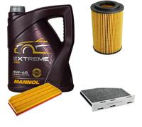 DENCKERMANN Controllo Set MANNOL EXTREME 5W-40 5L Per VW GOLF VI 2.0 GTI