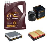 DENCKERMANN Controllo Set MANNOL Extreme 5W-40 5L Per VW Polo 1.0 TSI T-Cross