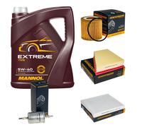 DENCKERMANN Controllo Set MANNOL EXTREME 5W-40 5L Per VW POLO 1.2 FOX SKODA