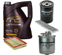 DENCKERMANN Controllo Set MANNOL Extreme 5W-40 5L Per VW Sharan 1.9 TDI
