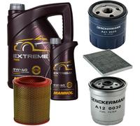DENCKERMANN Controllo Set MANNOL EXTREME 5W-40 6L Per Alfa Romeo 166 2.4 JTD