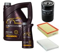 DENCKERMANN Controllo Set MANNOL Extreme 5W-40 6L Per Audi 100 Avant 2.5 TDI