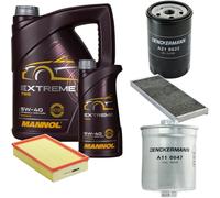 DENCKERMANN Controllo Set MANNOL EXTREME 5W-40 6L Per AUDI 80 AVANT 2.6
