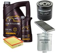 DENCKERMANN Controllo Set MANNOL EXTREME 5W-40 6L Per Audi A4 Avant 2.4 S4