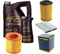 DENCKERMANN Controllo Set MANNOL Extreme 5W-40 6L Per Audi A6 2.0 TFSI