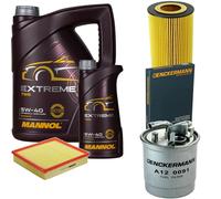 DENCKERMANN Controllo Set MANNOL EXTREME 5W-40 6L Per AUDI A8 2.5 TDI