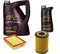 DENCKERMANN Controllo Set MANNOL Extreme 5W-40 6L per BMW 3er Cabriolet 320