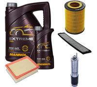 DENCKERMANN Controllo Set MANNOL Extreme 5W-40 6L per BMW 3er Cabriolet 320