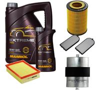 DENCKERMANN Controllo Set MANNOL Extreme 5W-40 6L per BMW 7er 728i iL Kit Olio