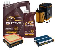 DENCKERMANN Controllo Set MANNOL Extreme 5W-40 6L per Citroën Berlingo