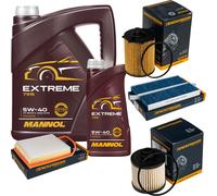 DENCKERMANN Controllo Set MANNOL Extreme 5W-40 6L per Citroën Berlingo