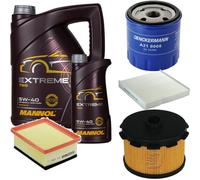 DENCKERMANN Controllo Set MANNOL Extreme 5W-40 6L per Citroën Berlingo