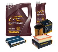 DENCKERMANN Controllo Set MANNOL Extreme 5W-40 6L Per Citroën C4 Picasso I