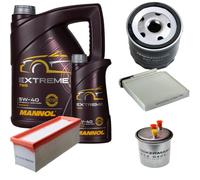 DENCKERMANN Controllo Set MANNOL Extreme 5W-40 6L Per Dacia Duster