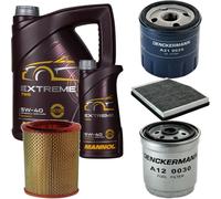 DENCKERMANN Controllo Set MANNOL EXTREME 5W-40 6L Per Fiat Doblo Cargo 1.9
