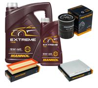 DENCKERMANN Controllo Set MANNOL EXTREME 5W-40 6L Per Fiat Linea 1.4