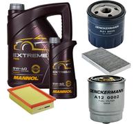 DENCKERMANN Controllo Set MANNOL EXTREME 5W-40 6L Per Fiat Marea Weekend 1.9