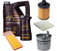 DENCKERMANN Controllo Set MANNOL EXTREME 5W-40 6L Per Fiat Panda 1.3 D