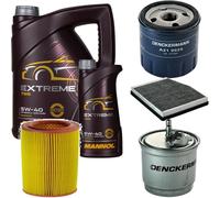 DENCKERMANN Controllo Set MANNOL EXTREME 5W-40 6L Per Fiat Punto 1.9 DS 60