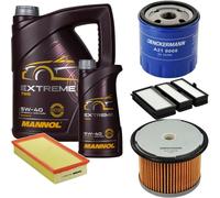 DENCKERMANN Controllo Set MANNOL EXTREME 5W-40 6L Per Fiat Scudo Kasten 1.9