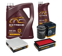 DENCKERMANN Controllo Set MANNOL Extreme 5W-40 6L Per Fiat Sedici 1.6 16V