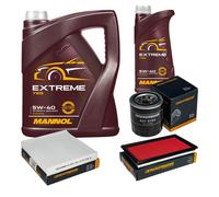 DENCKERMANN Controllo Set MANNOL Extreme 5W-40 6L Per Fiat Sedici 1.6 16V