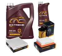 Denckermann Controllo Set mannol extreme 5W-40 6L per Fiat Sedici 2.0 D.