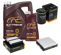 DENCKERMANN Controllo Set MANNOL Extreme 5W-40 6L Per Honda Jazz III 1.3I