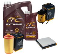 DENCKERMANN Controllo Set MANNOL EXTREME 5W-40 6L Per Lancia Delta III 1.9 D