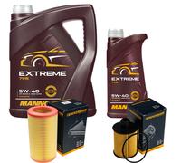 DENCKERMANN Controllo Set MANNOL EXTREME 5W-40 6L Per Lancia Delta III 1.9 D